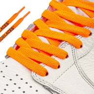 Lace Lab Neon Orange/Black Off-White Style "SHOELACES" "SHOELACES"