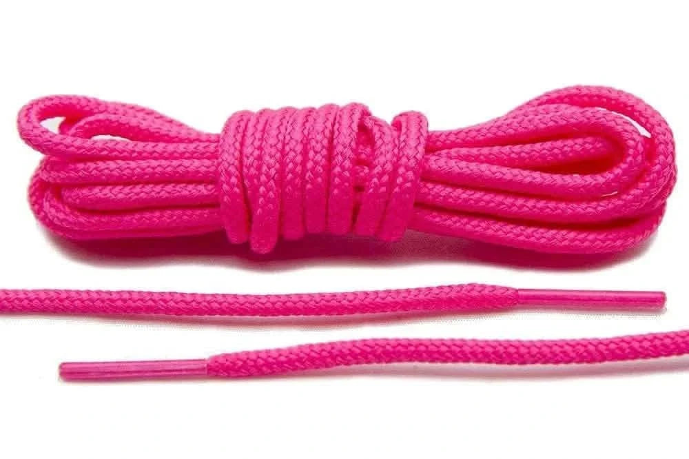 Lace Lab Neon Pink Roshe-Style Laces 36" Rope Laces