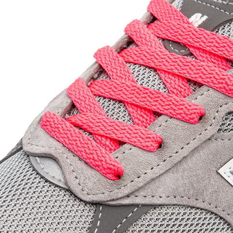 Neon Pink Flat Lace Lab Laces