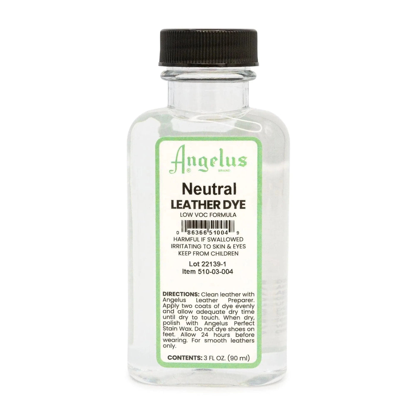 Angelus Direct Neutral Low VOC Leather Dye 3 oz. Low VOC Leather Dye