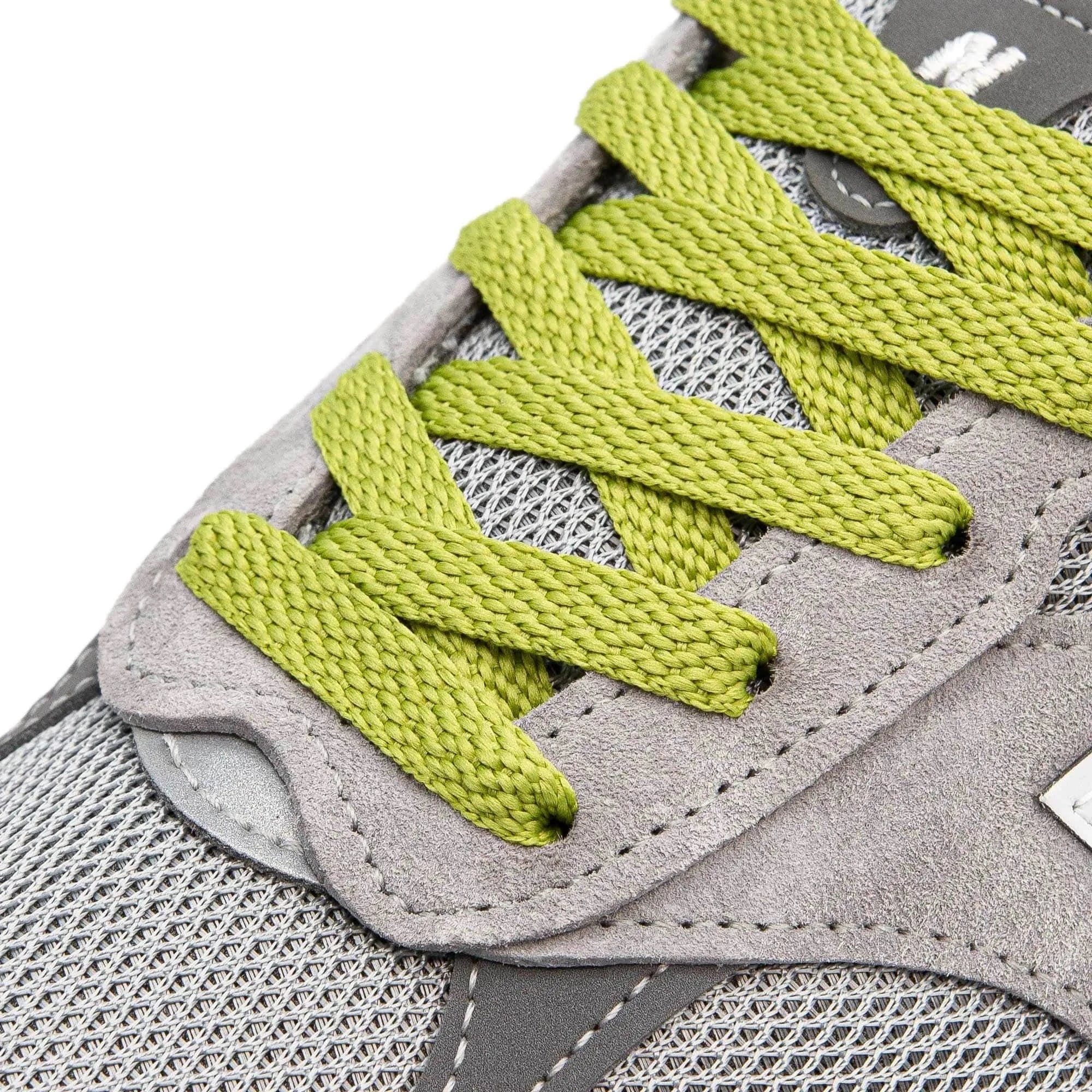 Lace Lab Olive Shoe Laces Flat Shoelaces