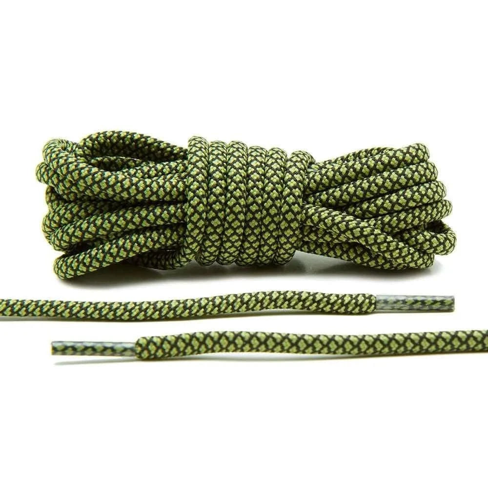 Olive/Black Rope Laces *FINAL SALE* - Angelus Direct