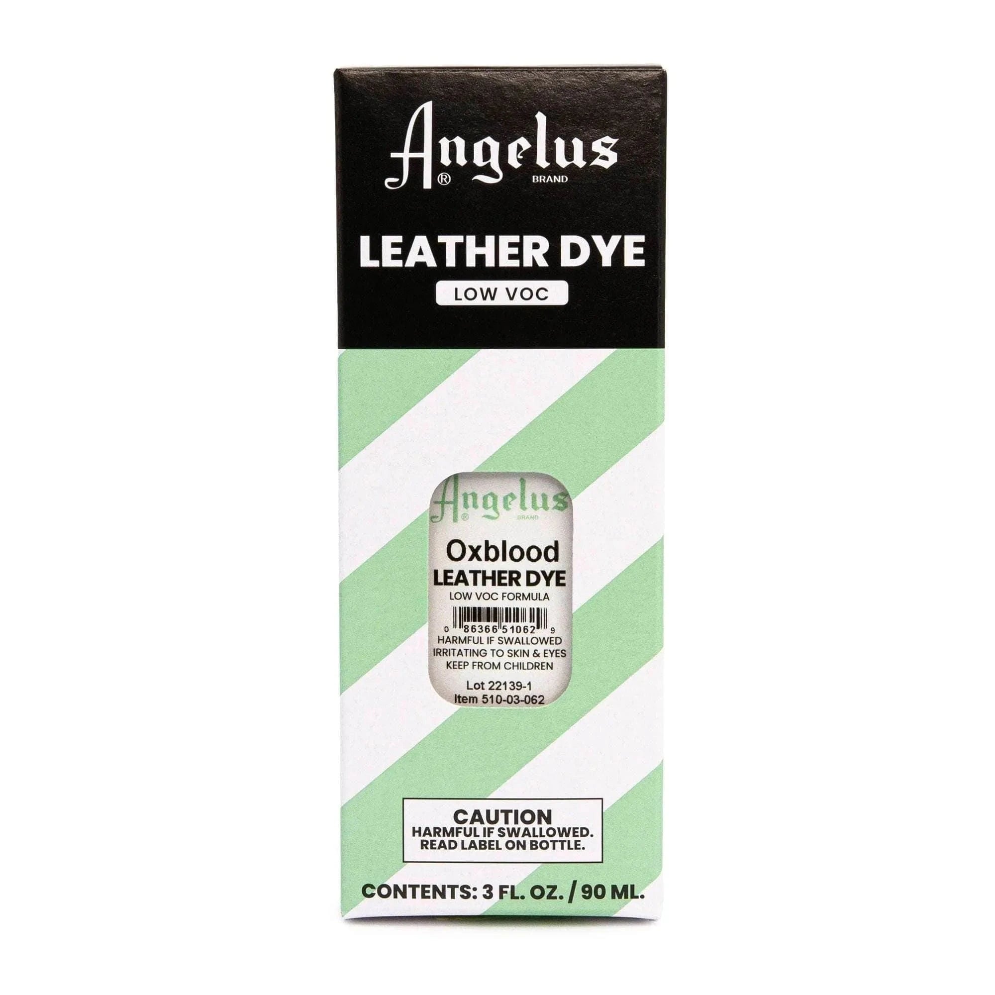 Angelus Direct Oxblood Low VOC Leather Dye 3 oz. Low VOC Leather Dye