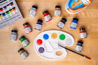 Angelus Direct Pearlescent and Metallic Paint Kit - 12 Colors 1 oz. Bottles Paint Kit