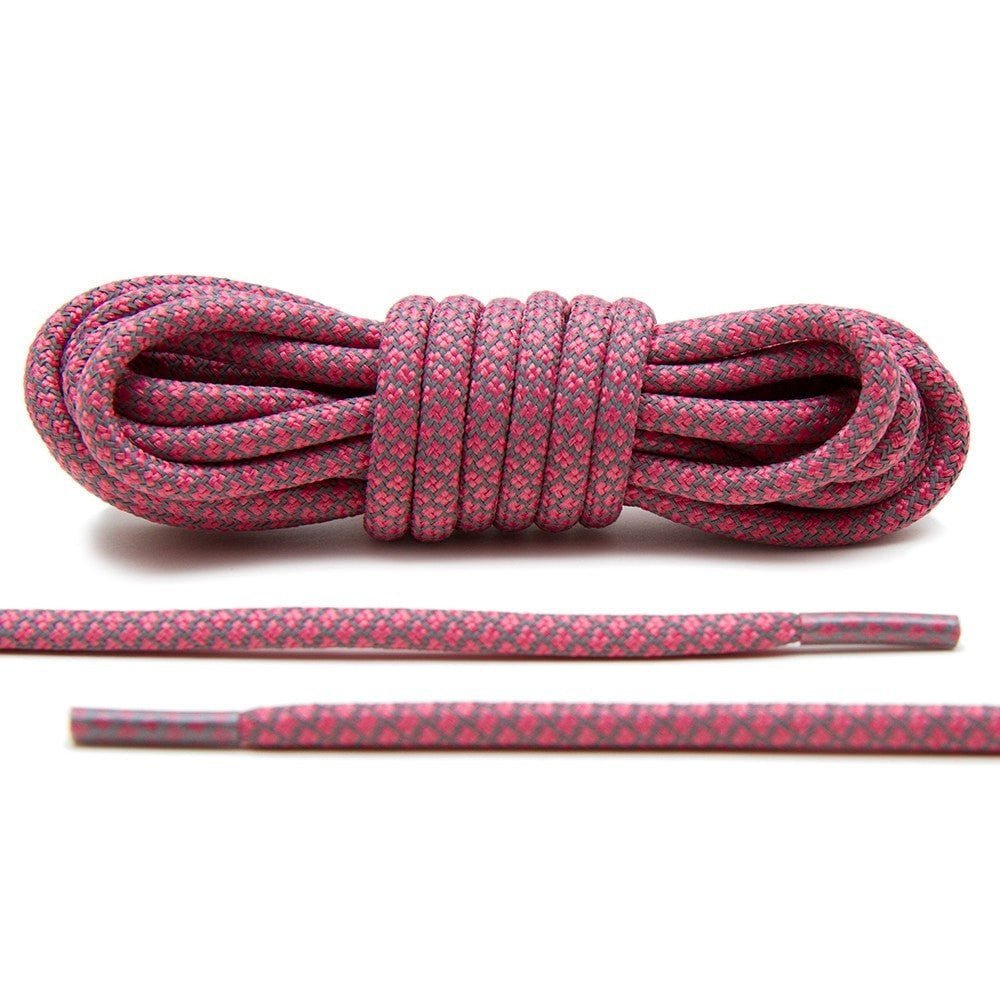 Pink 3M Reflective Rope Laces - Angelus Direct