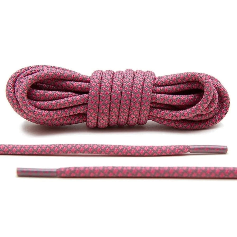 Pink 3M Reflective Rope Laces - Angelus Direct
