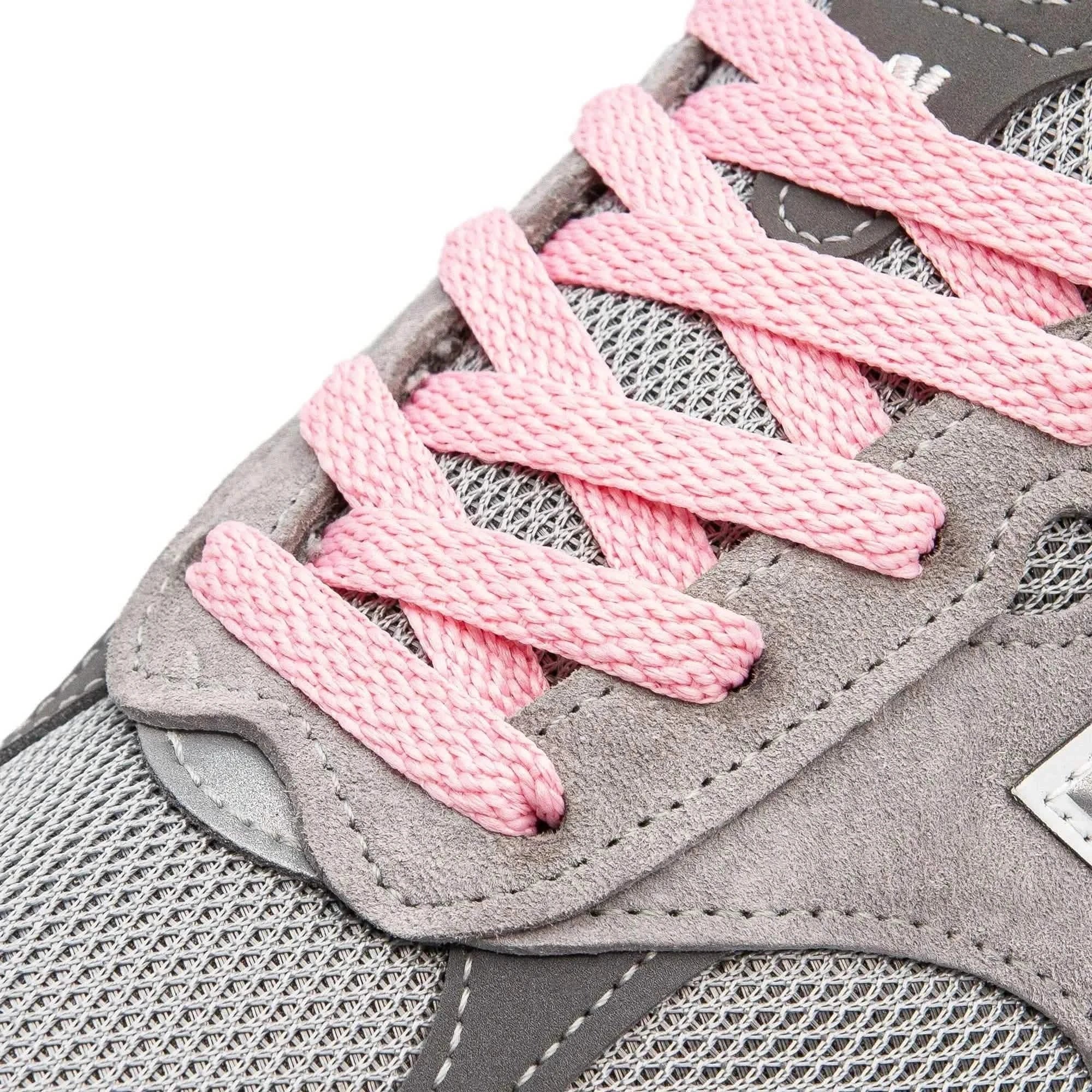 Lace Lab Pink Shoe Laces Flat Shoelaces