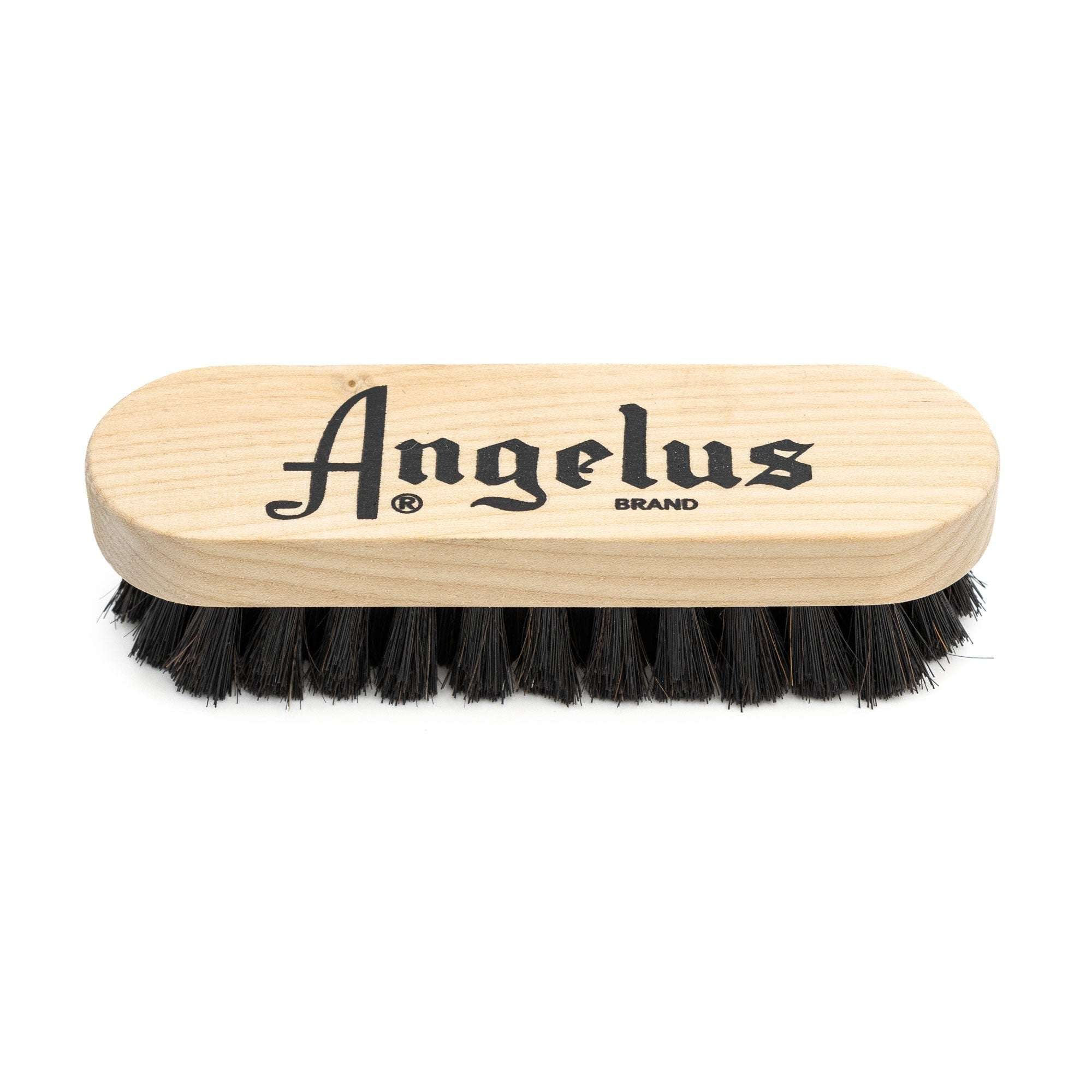 Premium Shoe Shine Brush - 100% Real Horsehair - Angelus Direct