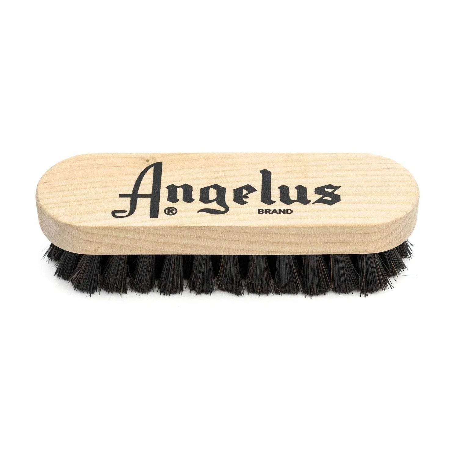 Angelus Direct Premium Shoe Shine Brush - 100% Real Horsehair 5" Brush Accessories