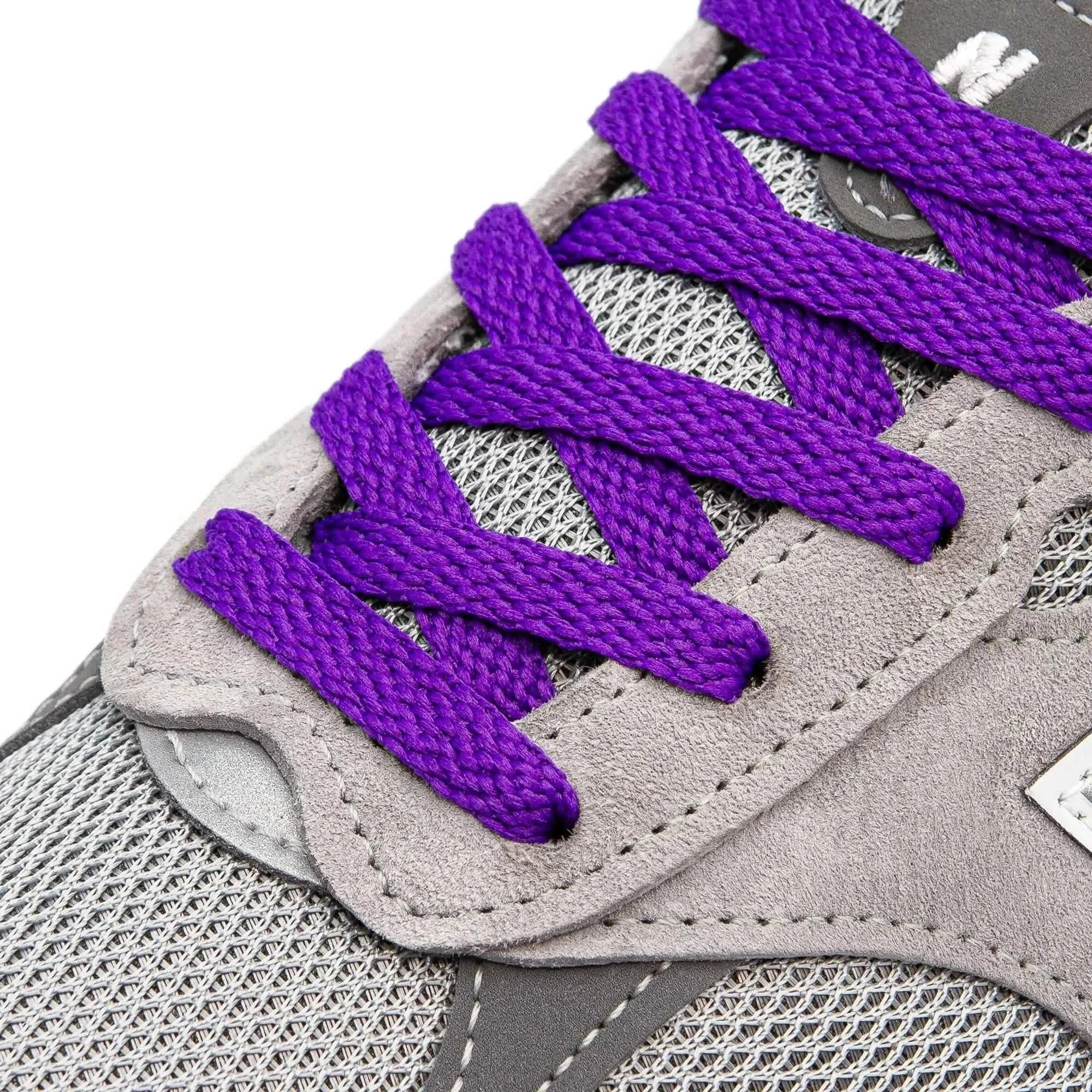 Lace Lab Purple Shoe Laces Flat Shoelaces