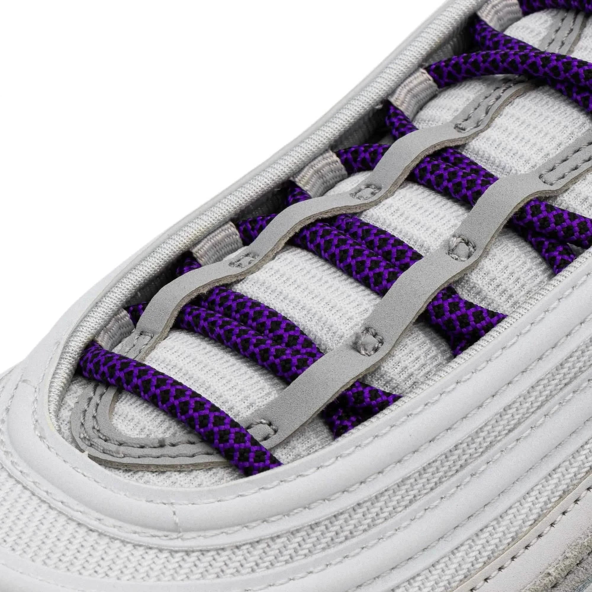 Lace Lab Purple/Black Rope Laces Rope Shoelaces