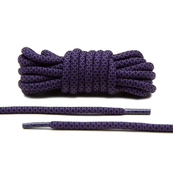 Purple/black Rope Laces