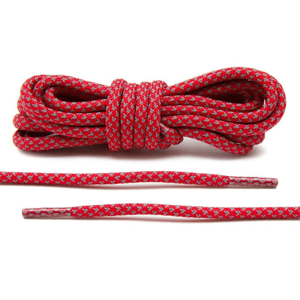 Red 3M Inverse Rope Laces - Angelus Direct