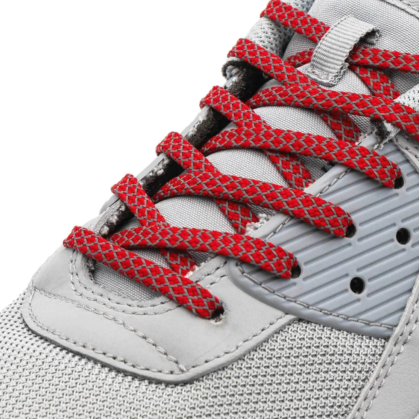 Lace Lab Red - Reflective Flat Laces 1.0 Reflective Flat Shoelaces