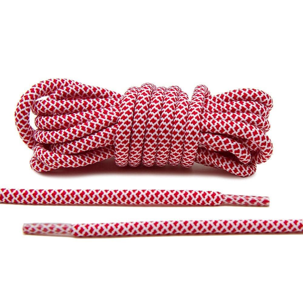 Red/White Rope Laces - Angelus Direct