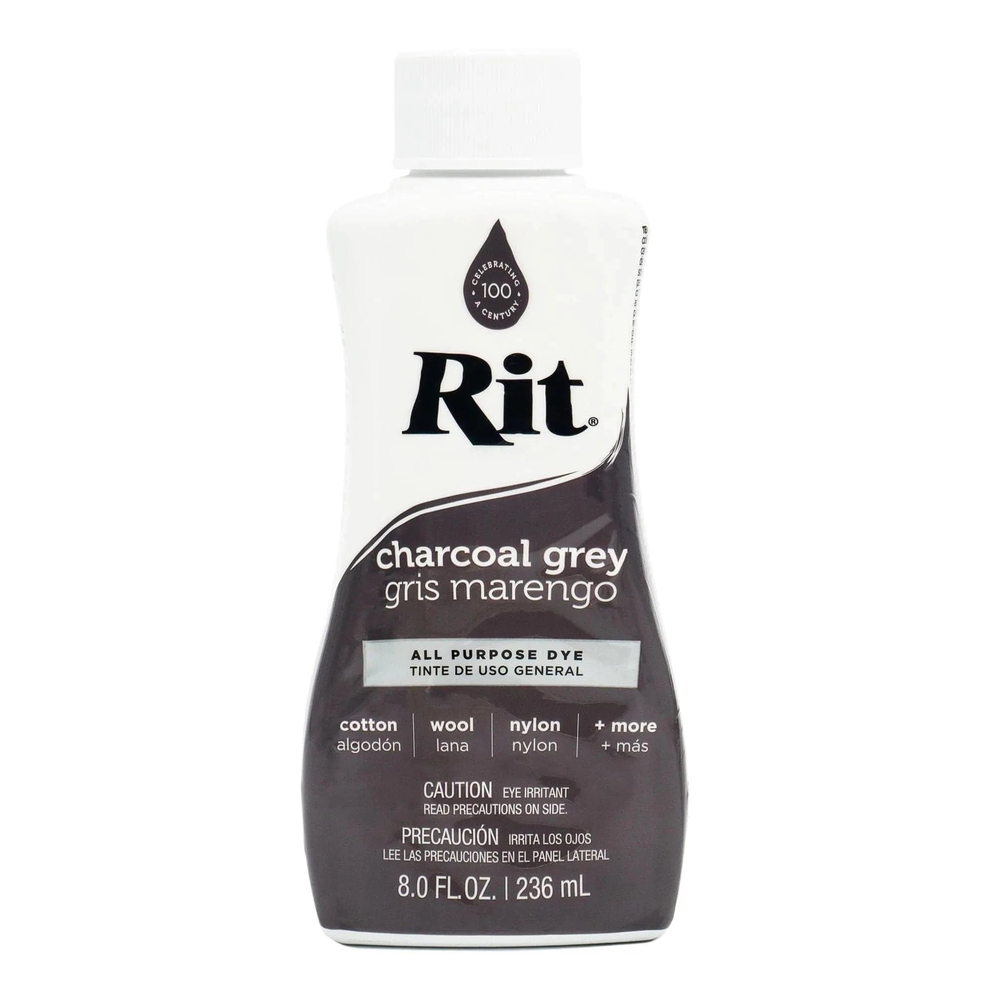 Rit RIT All-Purpose Dye - Charcoal Grey 8 oz.