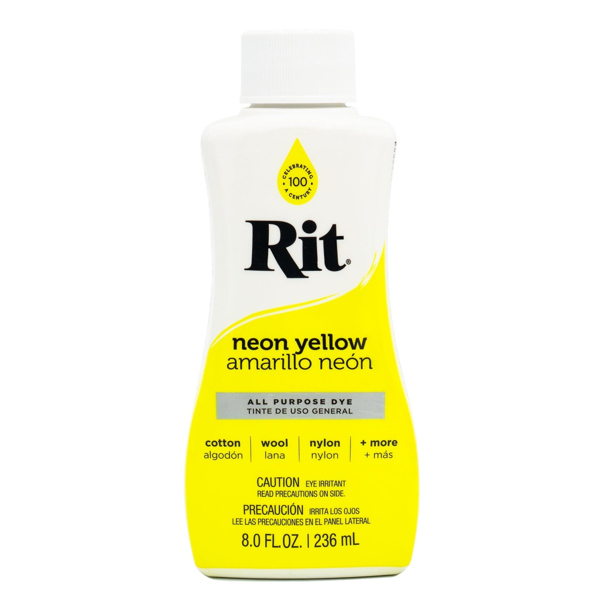 RIT All-Purpose Dye - Neon Yellow | Eco-Friendly Dye for All fabric ...