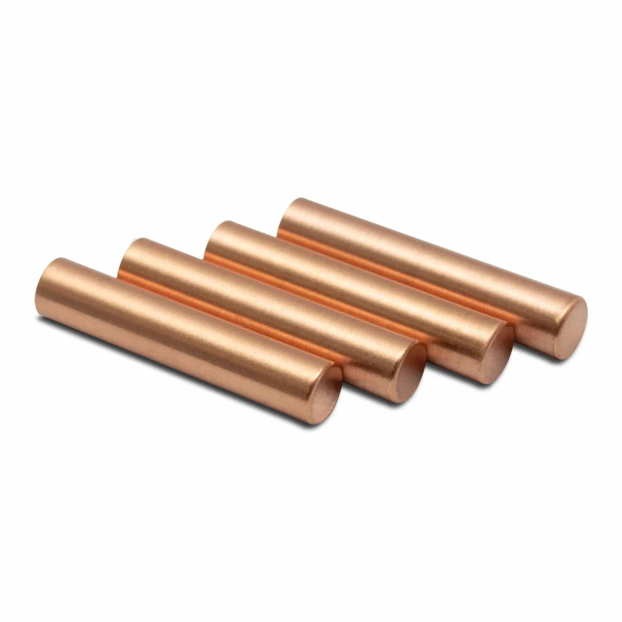 Rose Gold Cylinder Aglets - Angelus Direct