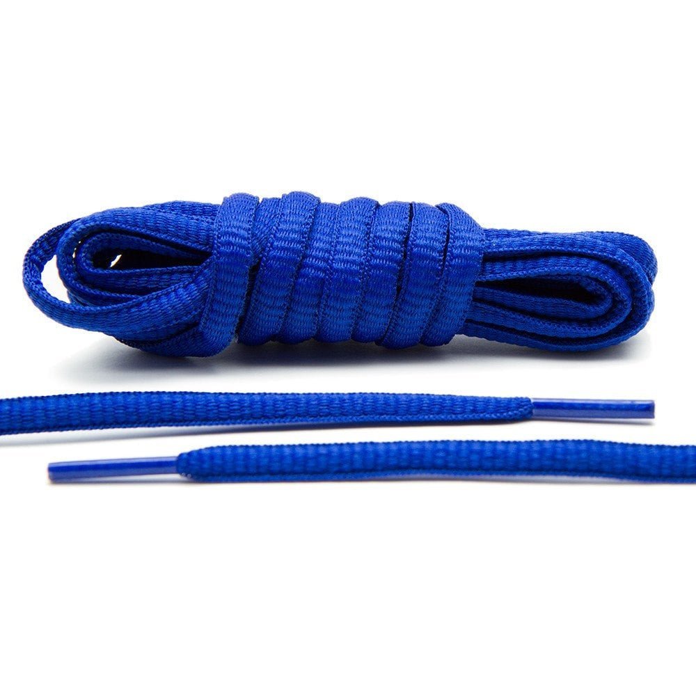 Royal Blue - Thin Oval Laces - Angelus Direct