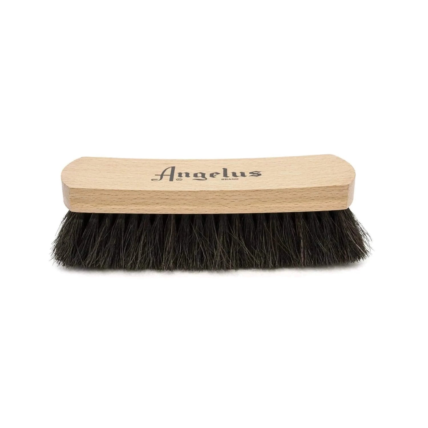 Angelus Direct Shoe Shine Rocker Brush - 100% Real Horsehair 6.5" Brush Accessories