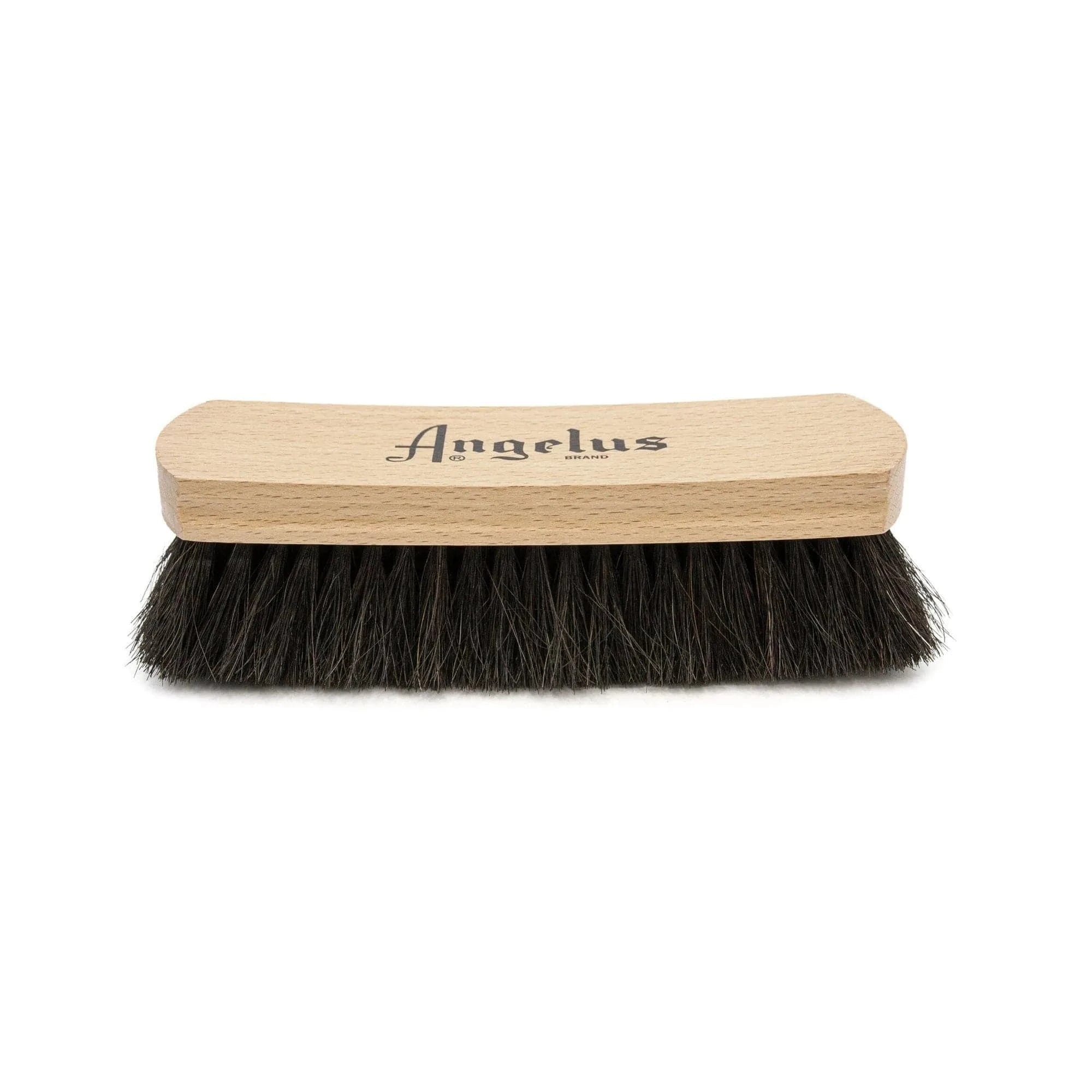 Shoe Shine Rocker Brush - 100% Real Horsehair - Angelus Direct