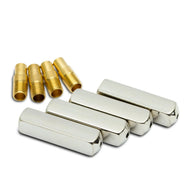 Lace Lab Silver Plated Metal Aglets Silver Aglets
