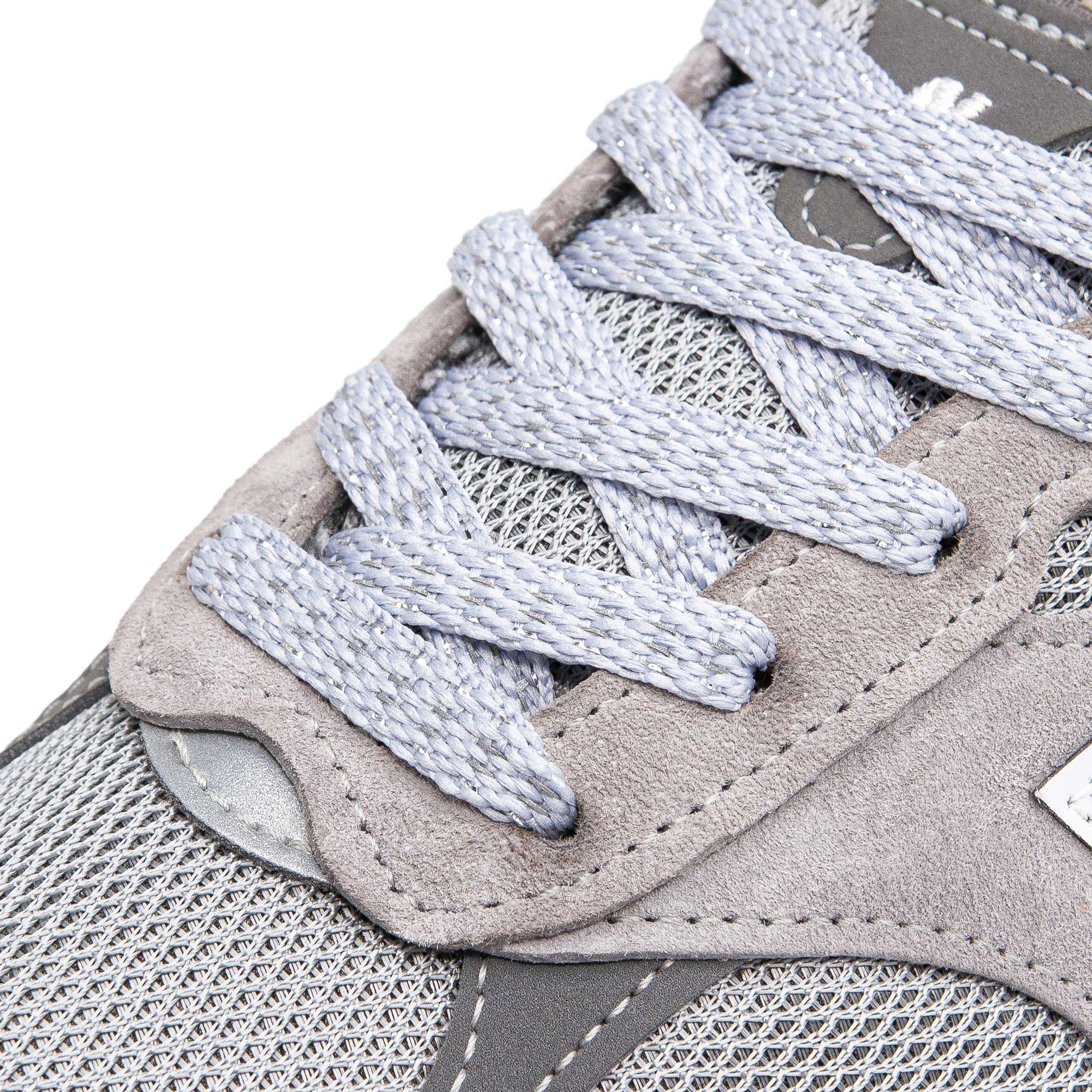 Silver Reflective Flat Laces - Angelus Direct