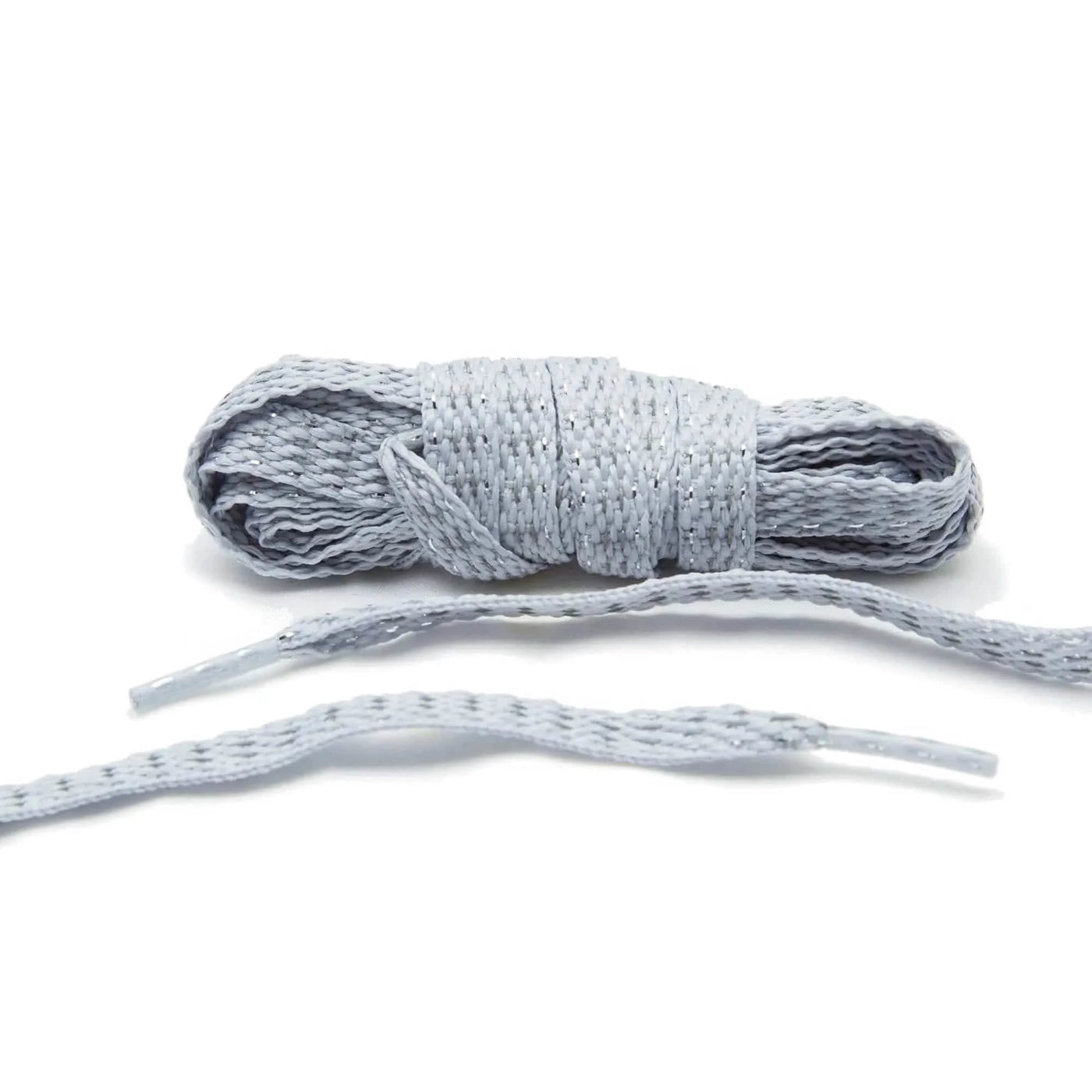 Lace Lab Silver Reflective Flat Laces Reflective Flat Shoelaces