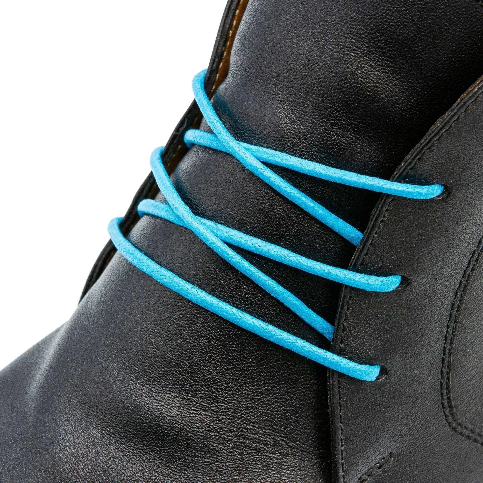 Lace Lab Sky Blue Waxed Dress Shoelaces Waxed Dress Shoelaces
