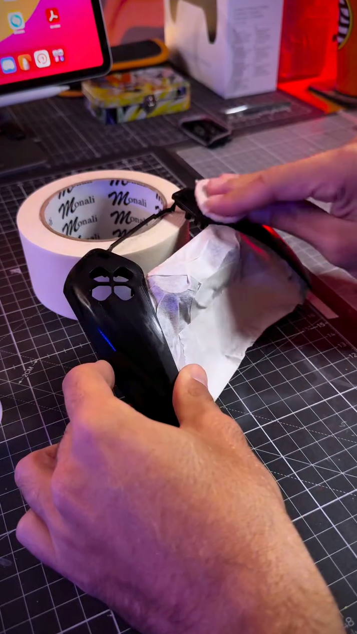 prepping a controller for painting
