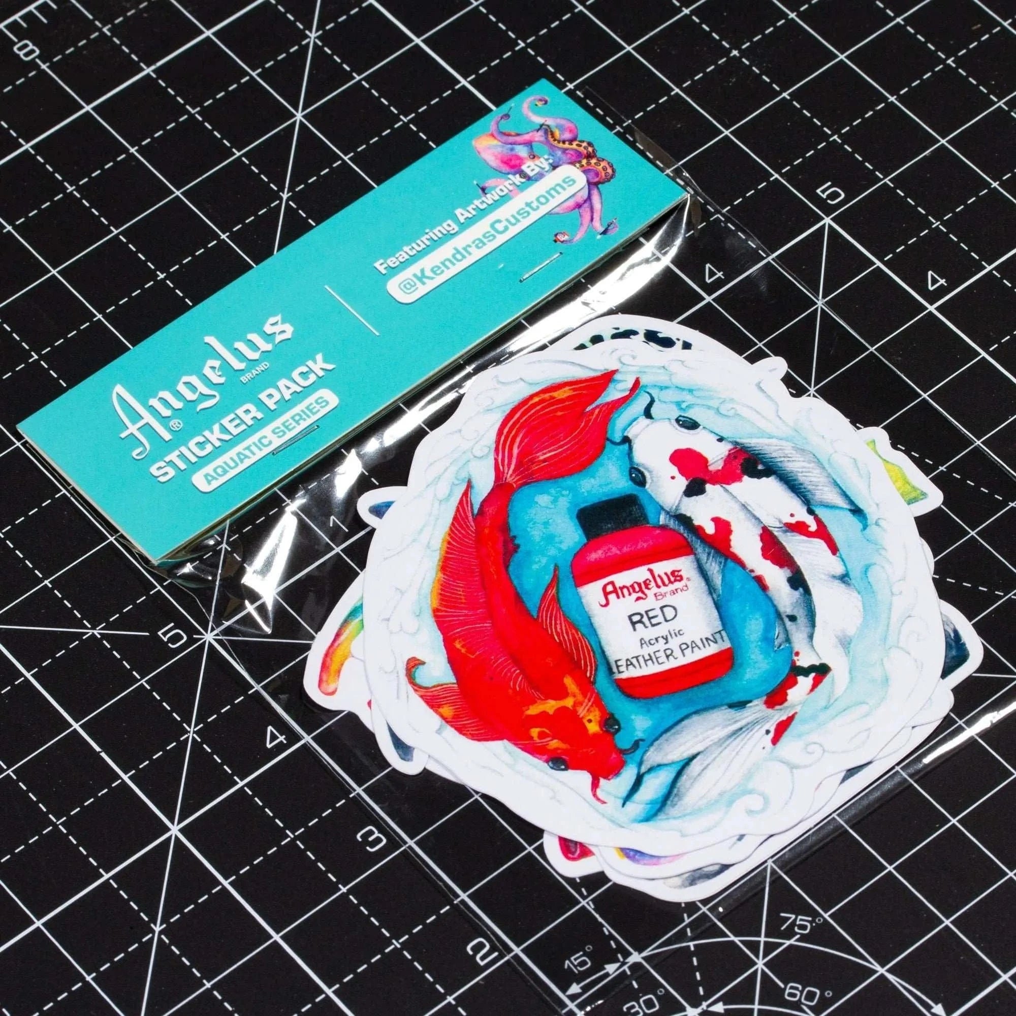 Angelus Direct Sticker Pack by @KendrasCustoms Pack of 5
