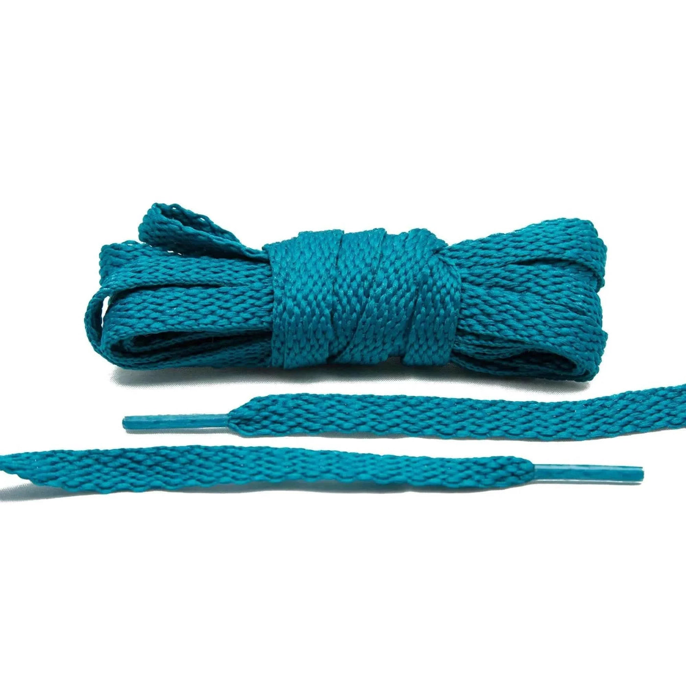 Lace Lab Teal Shoe Laces Flat Shoelaces
