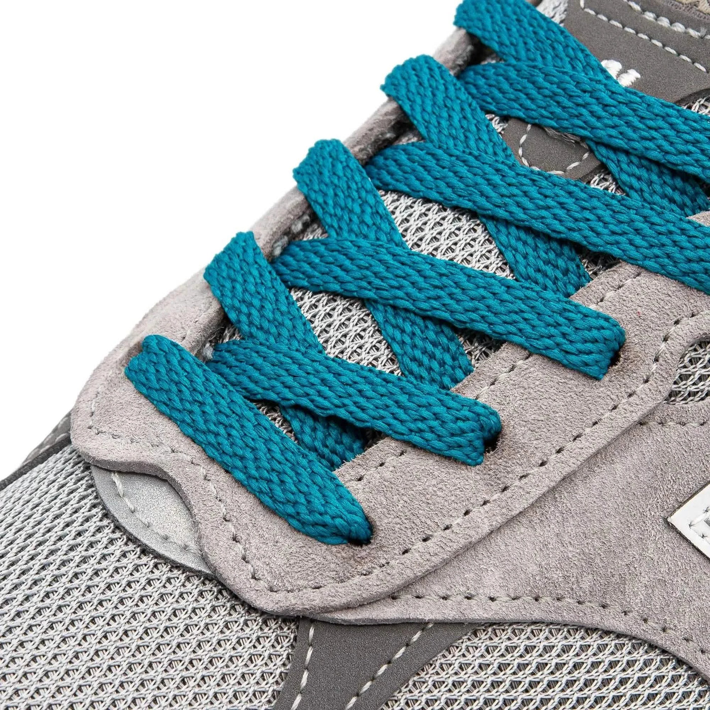 Lace Lab Teal Shoe Laces Flat Shoelaces