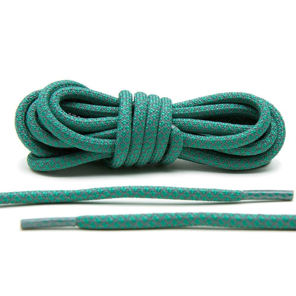 Turquoise 3M Reflective Rope Laces - Angelus Direct