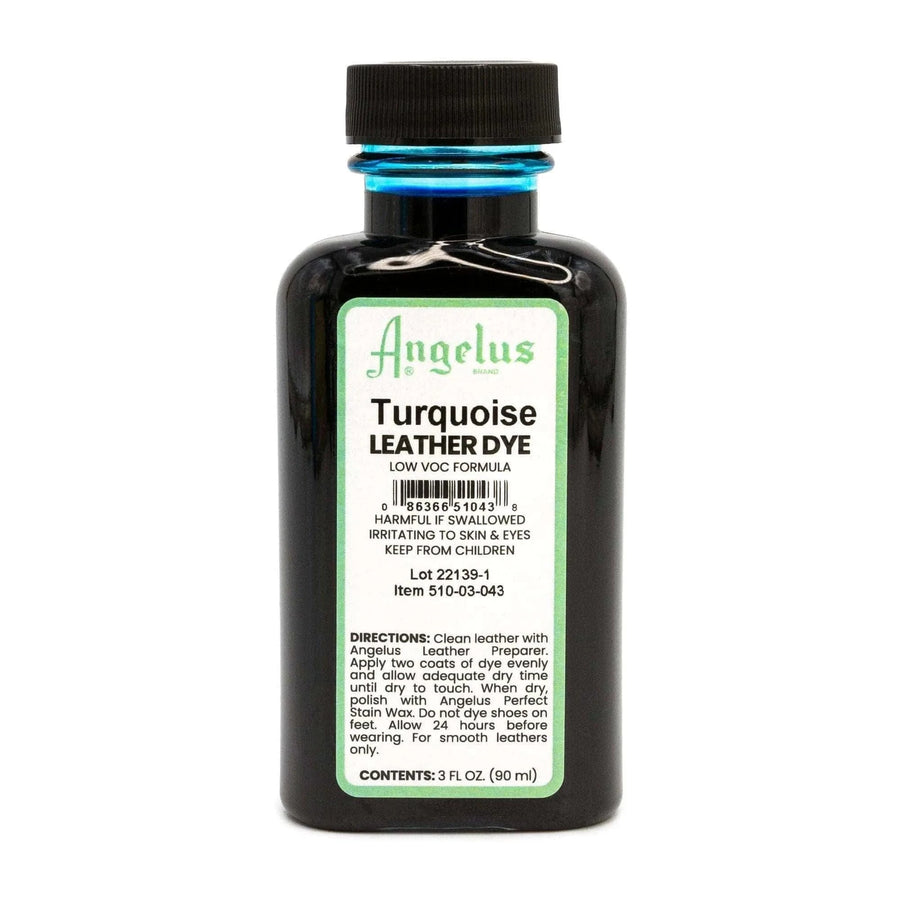 Turquoise Low VOC Leather Dye