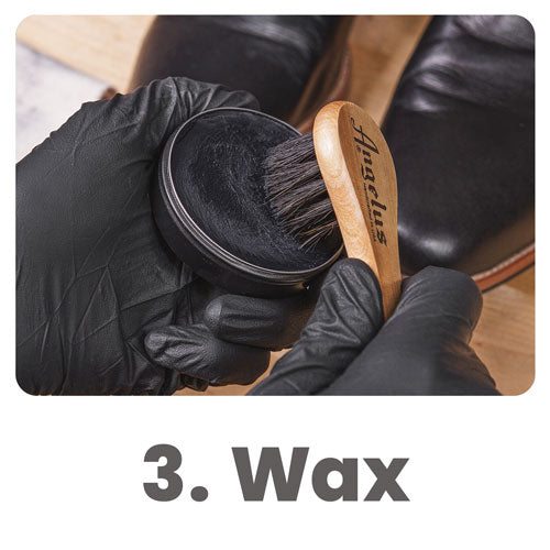 Using Shoe Wax Polish