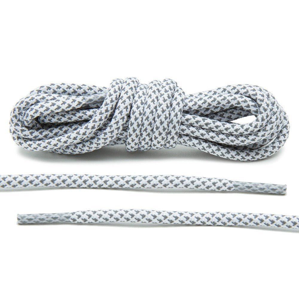 White 3M Inverse Rope Laces - Angelus Direct