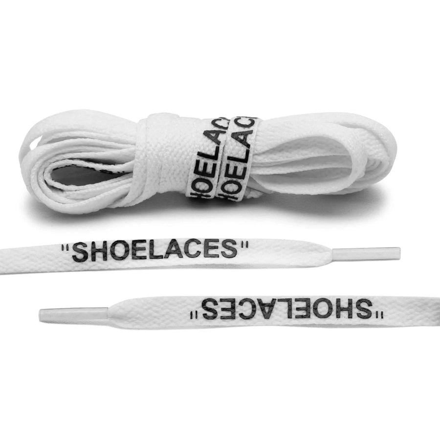 White Off-White Style "SHOELACES"
