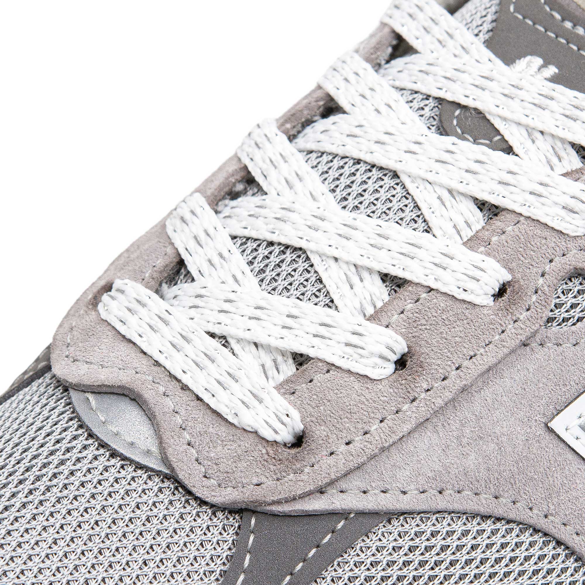 White Reflective Flat Laces - Angelus Direct