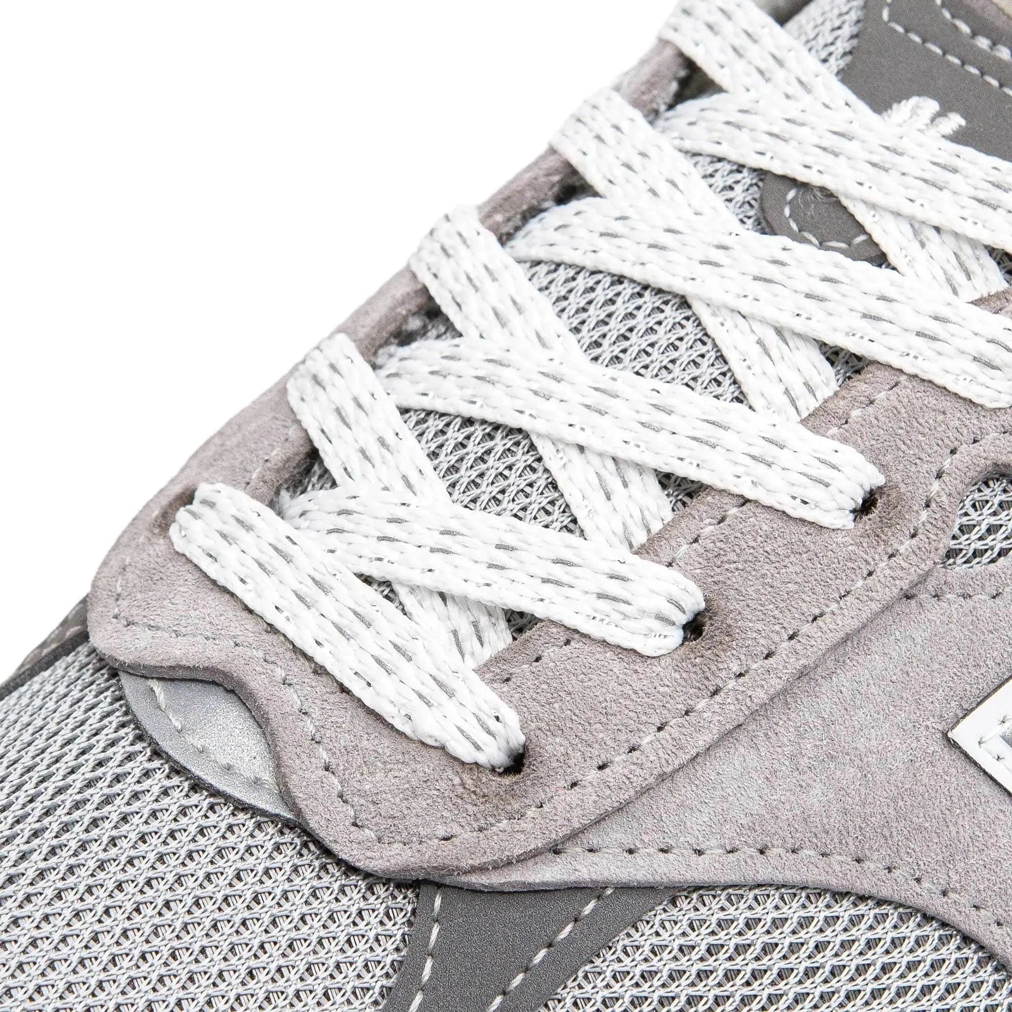 White Reflective Flat Laces - Angelus Direct
