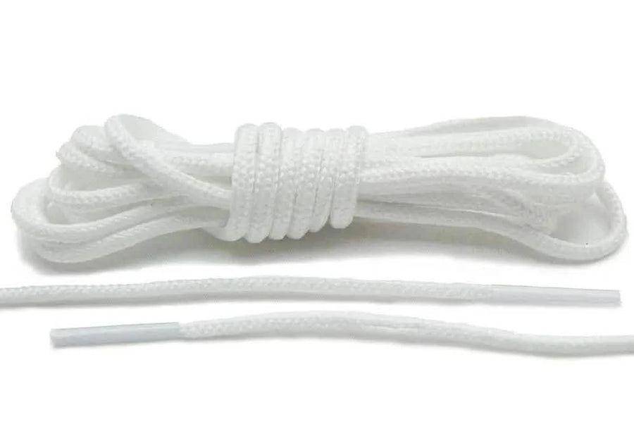 White Roshe-Style Laces