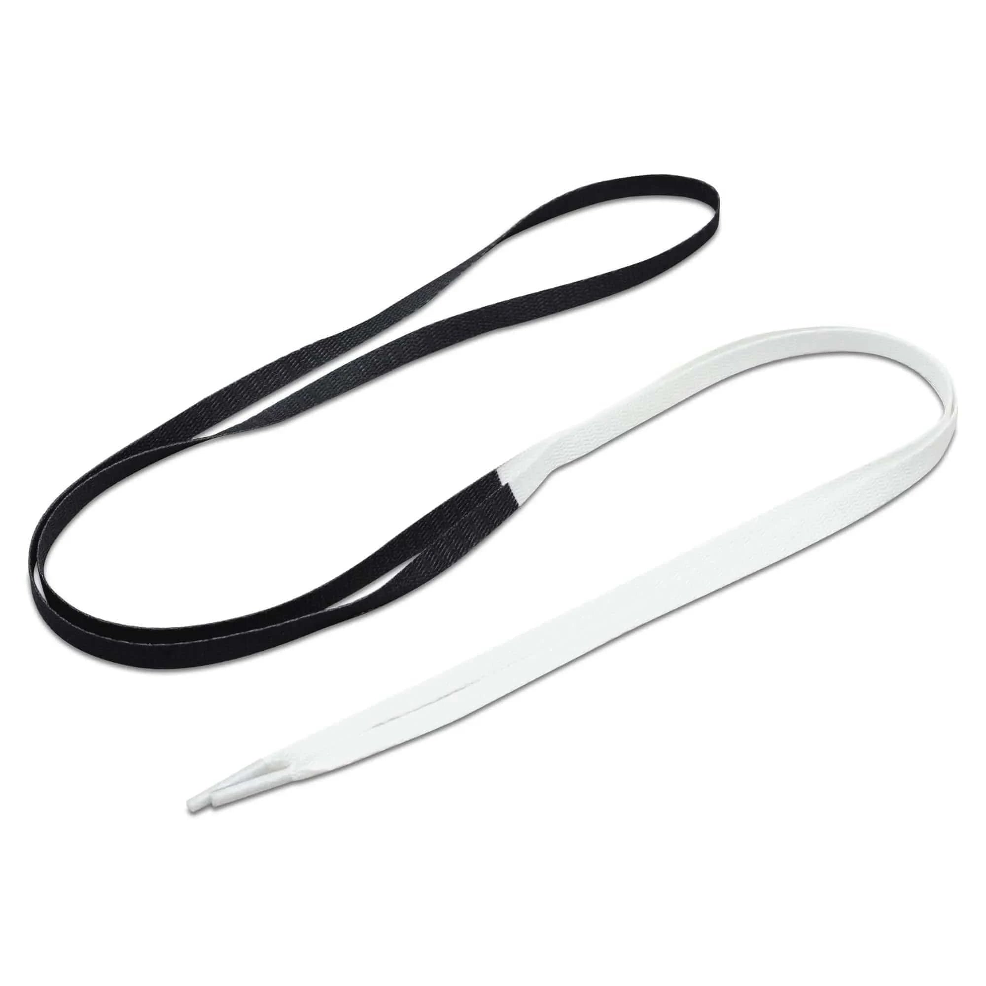 White/Black Union Jordan 1 Replacement Shoelaces - Angelus Direct