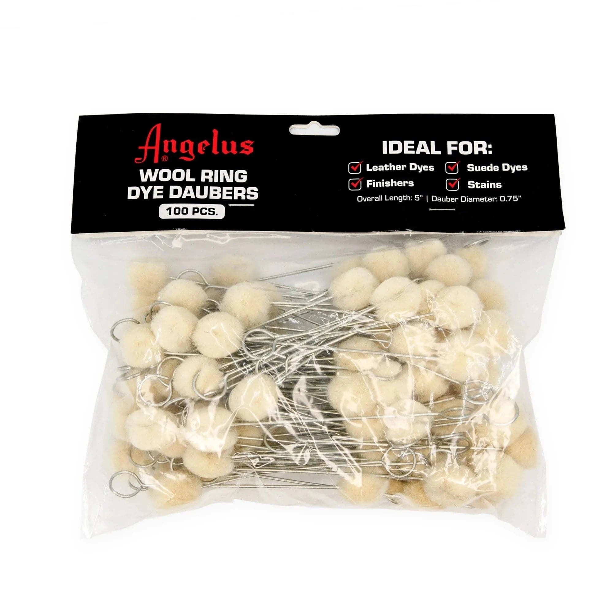 Angelus Direct Wool Daubers Pack of 100 Accessories
