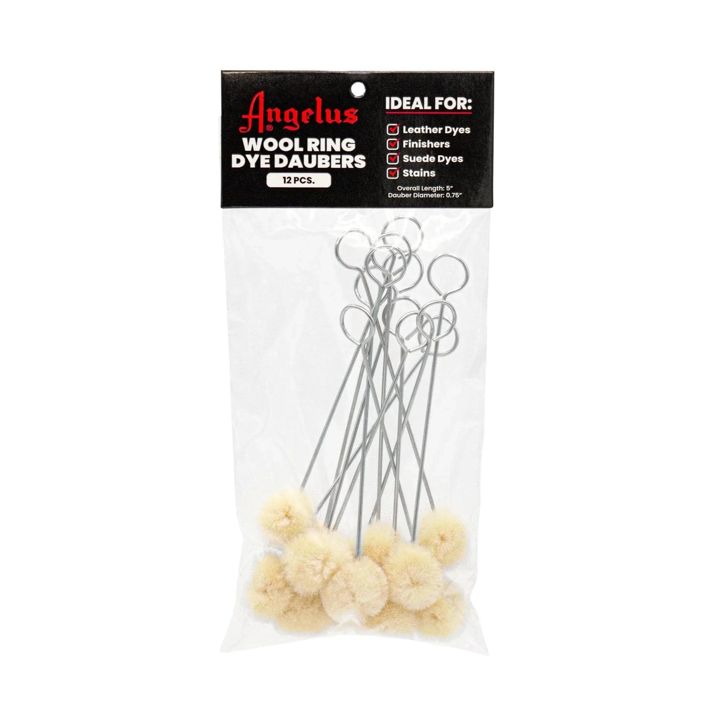 Angelus Direct Wool Daubers Pack of 12 Accessories