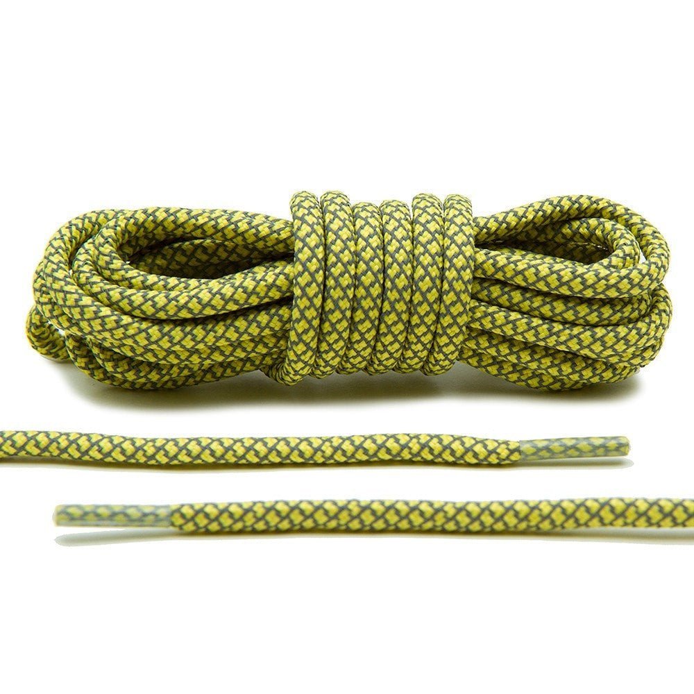 Yellow 3M Reflective Rope Laces - Angelus Direct