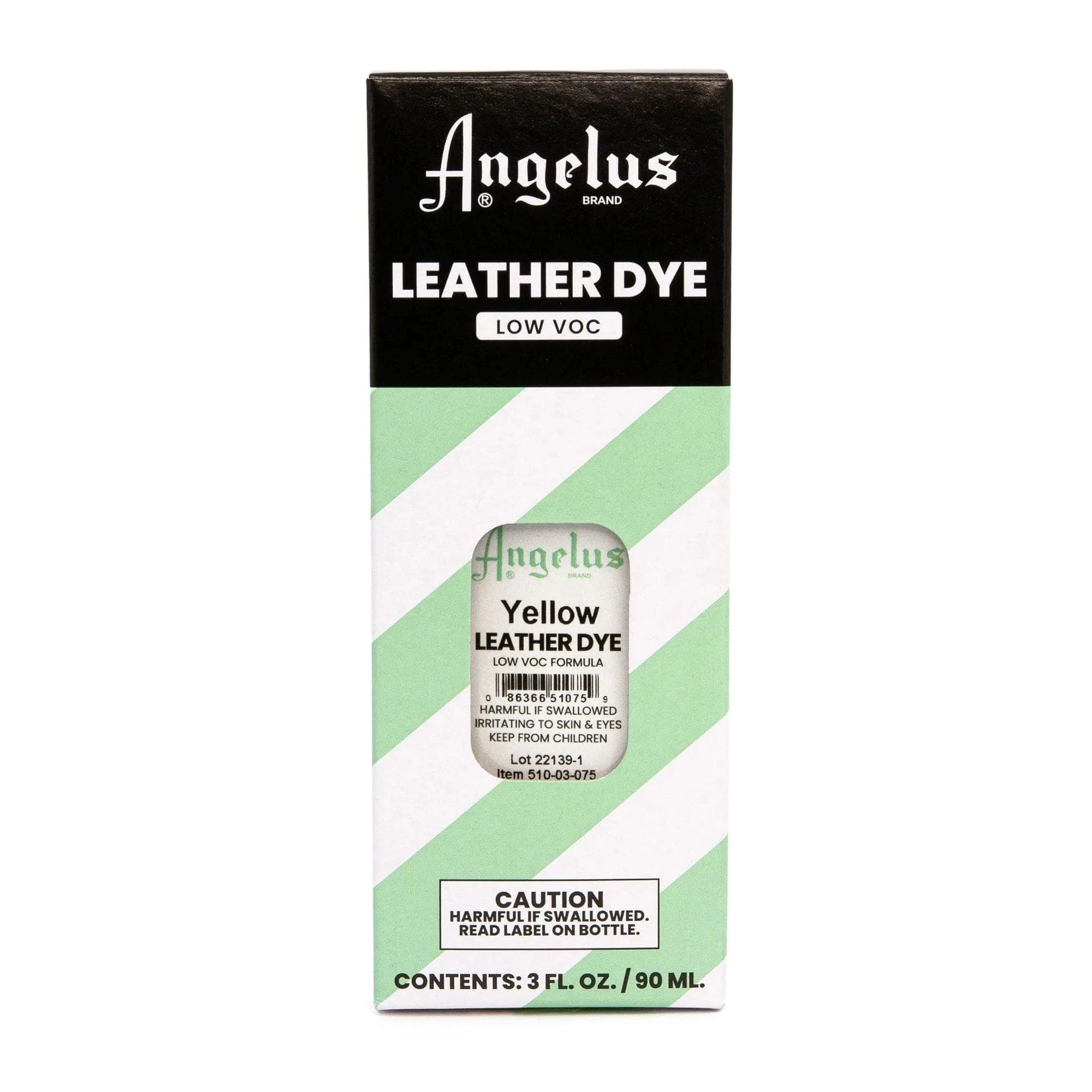 Angelus Direct Yellow Low VOC Leather Dye 3 oz. Low VOC Leather Dye