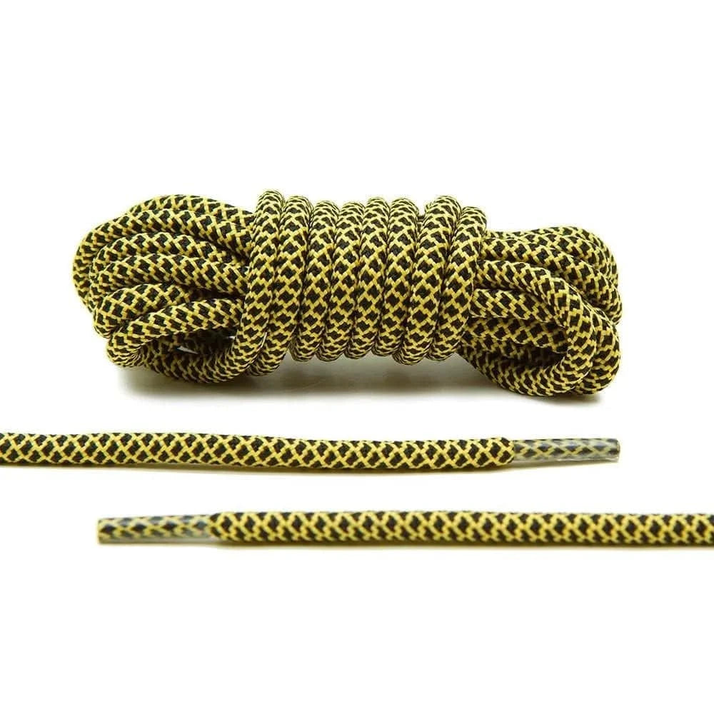 Yellow/Black Rope Laces *FINAL SALE* - Angelus Direct