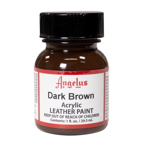 Keep your sneakers Dark Brown with the best acrylic leather paint for sneaker customizations, exclusively from Angelus Direct.