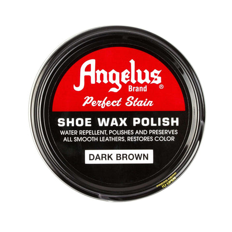 Angelus Dark Brown Shoe Wax Polish