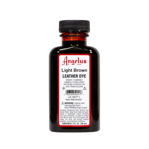 Angelus Light Brown Leather Dye - 3 oz.